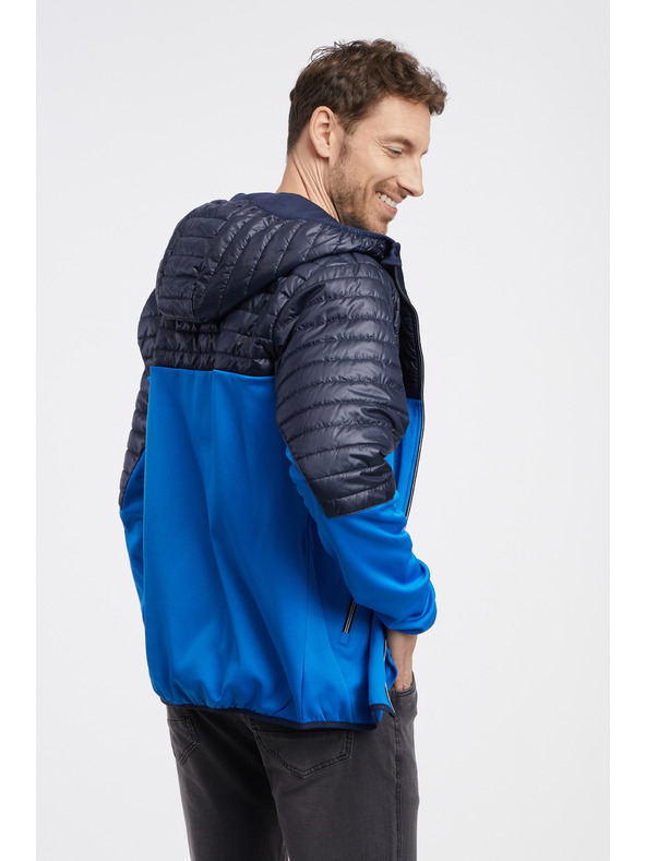 Sam 73 Crno-plava muška lagana prošivena jakna SAM 73 Vader