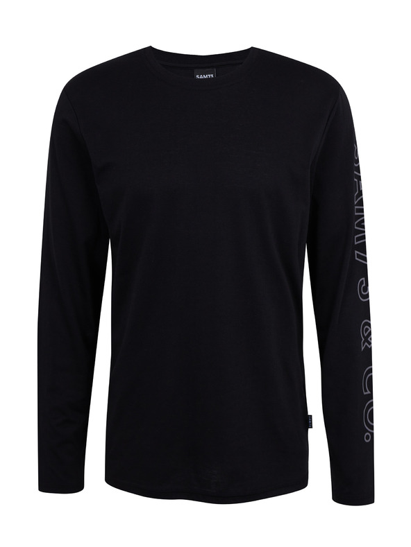 Sam 73 Crna muška majica dugih rukava SAM 73 Regulus