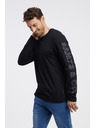 Sam 73 Crna muška majica dugih rukava SAM 73 Regulus