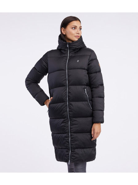 Sam 73 Crni ženski zimski prošiveni kaput SAM 73 Hedvika