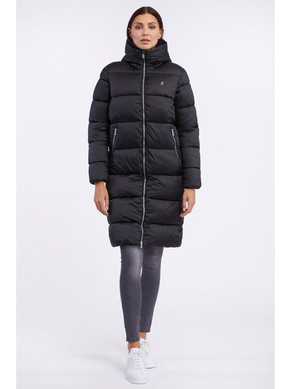 Sam 73 Crni ženski zimski prošiveni kaput SAM 73 Hedvika