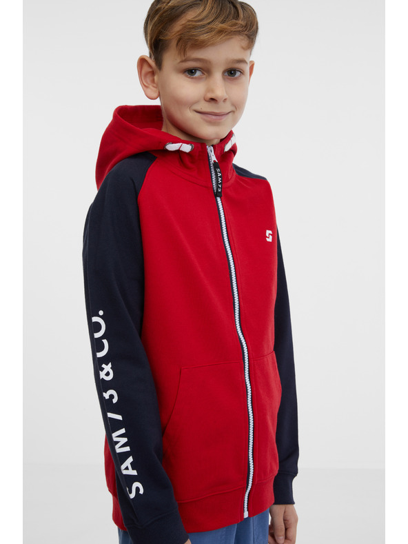 Sam 73 Crno-crvena majica za dječake SAM 73 Next