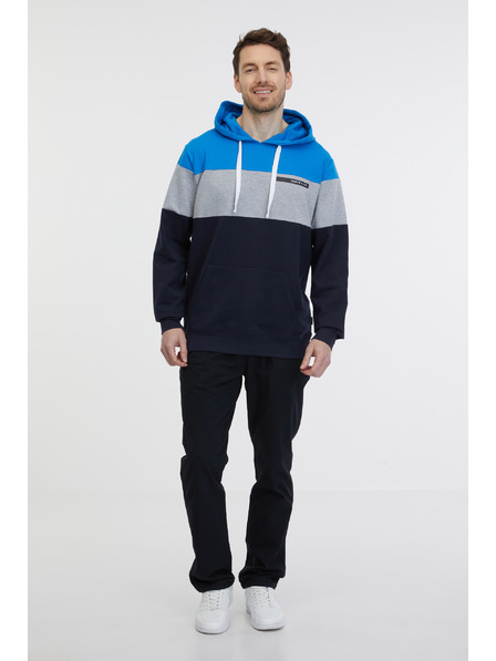 Sam 73 Plavo-crna muška majica s kapuljačom SAM 73 Gerado