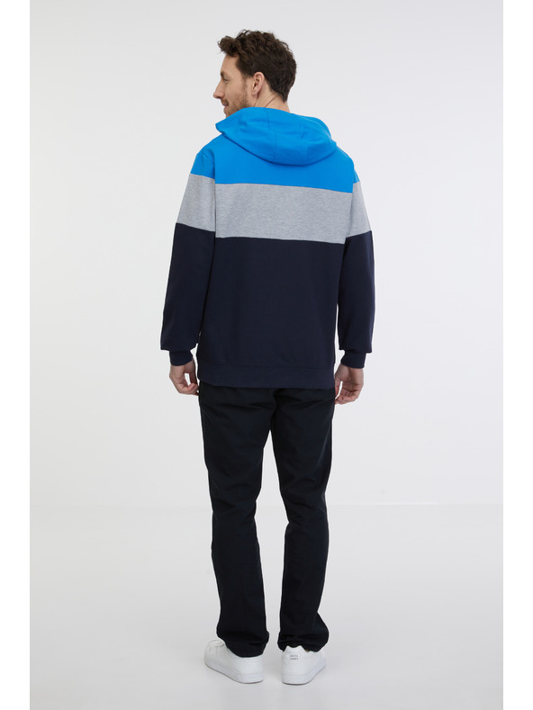 Sam 73 Plavo-crna muška majica s kapuljačom SAM 73 Gerado