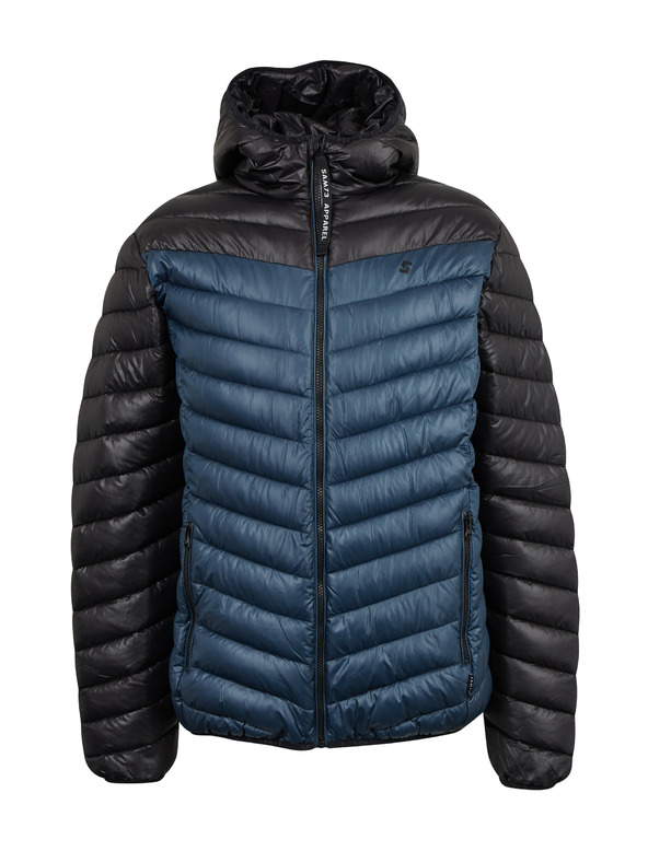 Sam 73 Crno-plava muška prošivena jakna SAM 73 Ulrik