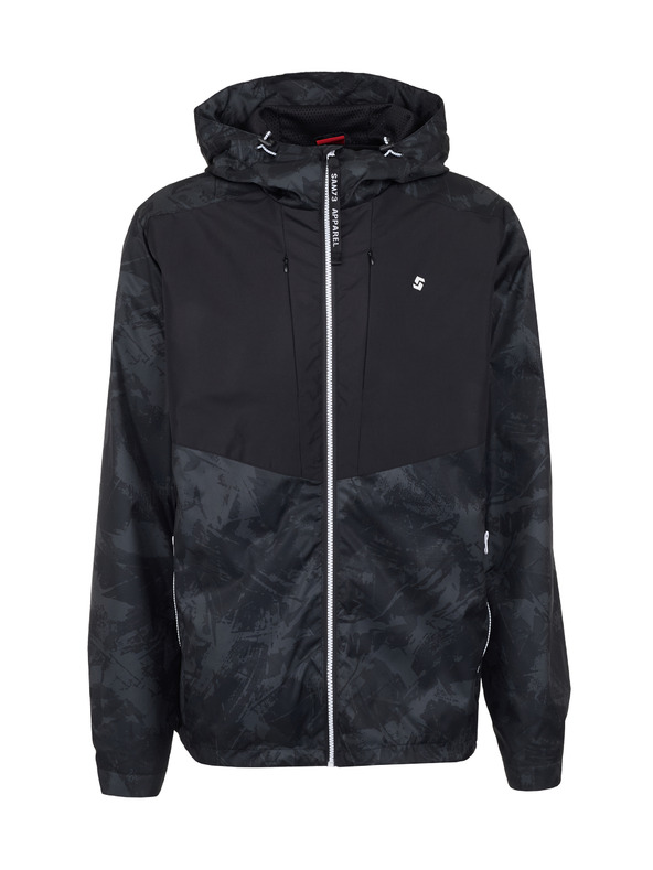 Sam 73 Crna muška lagana jakna s uzorkom SAM 73 Antonio