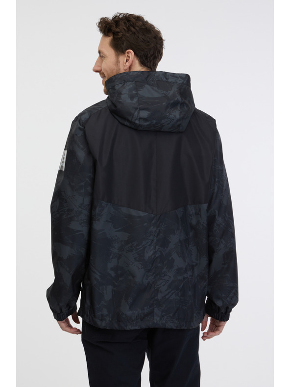 Sam 73 Crna muška lagana jakna s uzorkom SAM 73 Antonio