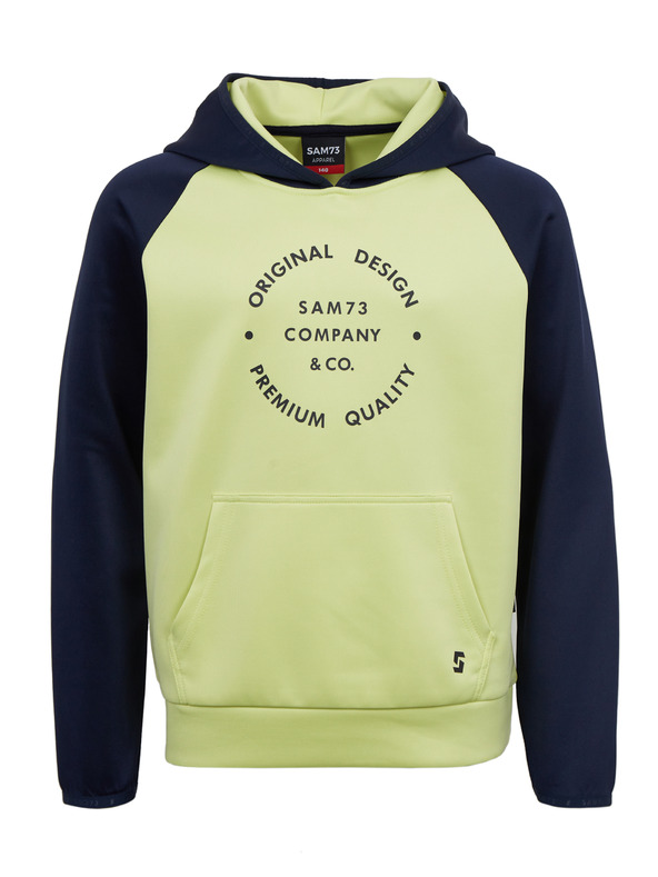 Sam 73 Plavo-žuta majica s kapuljačom za dječake SAM73 Draco