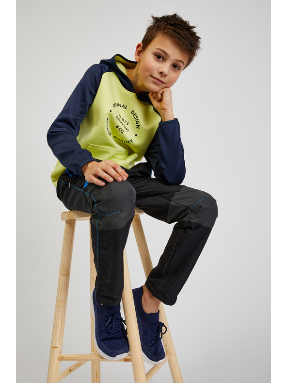 Sam 73 Plavo-žuta majica s kapuljačom za dječake SAM73 Draco