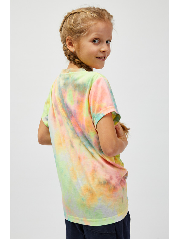 Sam 73 Tirkizno-žuta majica s uzorkom SAM73 Auriga za djevojčice