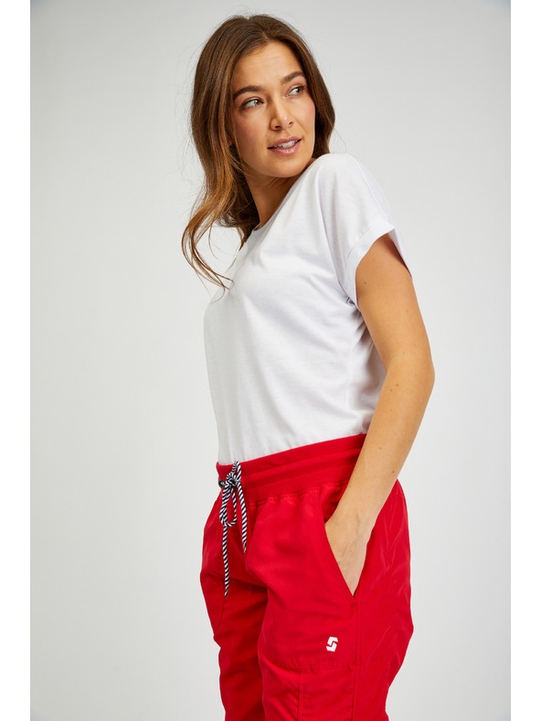 Sam 73 Crvene ženske tričetvrt hlače SAM 73 Lynx