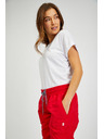 Sam 73 Crvene ženske tričetvrt hlače SAM 73 Lynx