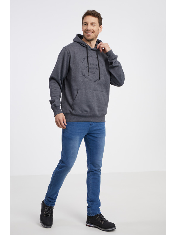 Sam 73 SAM 73 Albus siva muška tigrasta majica s kapuljačom