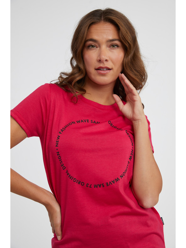 Sam 73 Tamno roza ženska majica SAM 73 Doris