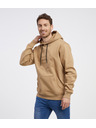 Sam 73 Svijetlo smeđa muška majica s kapuljačom SAM 73 Albus