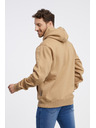 Sam 73 Svijetlo smeđa muška majica s kapuljačom SAM 73 Albus