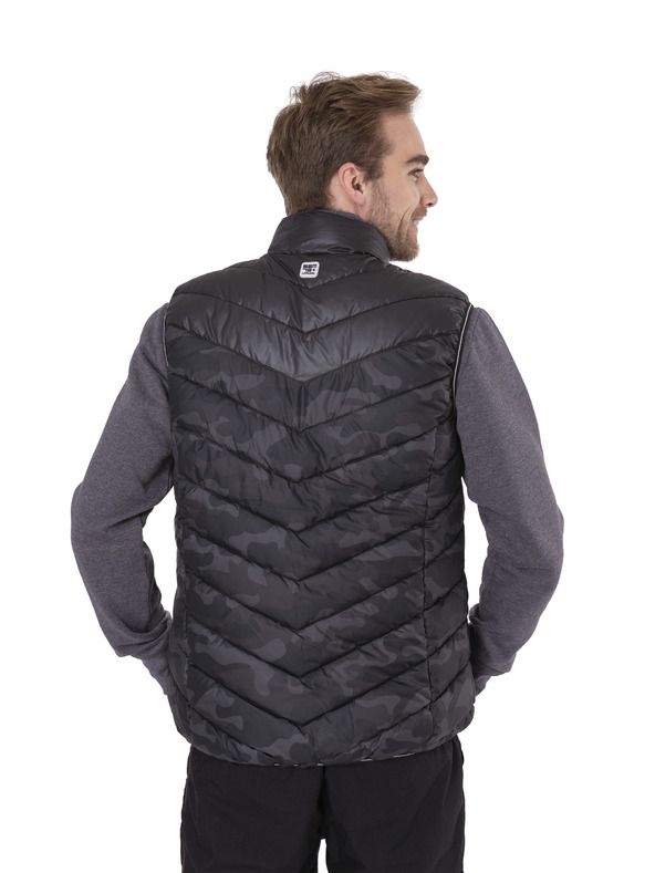 Sam 73 Crni muški prošiveni vojni prsluk SAM 73 Gorm