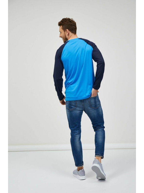 Sam 73 Crno-plava muška majica Sam 73