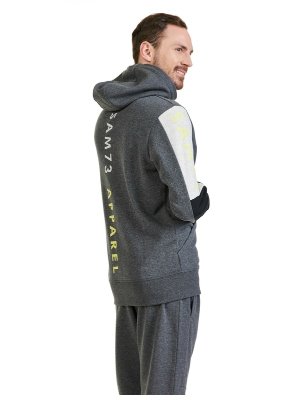 Sam 73 Tamno sivi muški sweatshirt SAM 73 Gordon