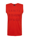 Sam 73 Crvena muška majica s natpisom SAM 73 Edgar