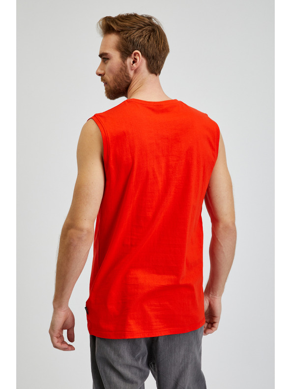 Sam 73 Crvena muška majica s natpisom SAM 73 Edgar