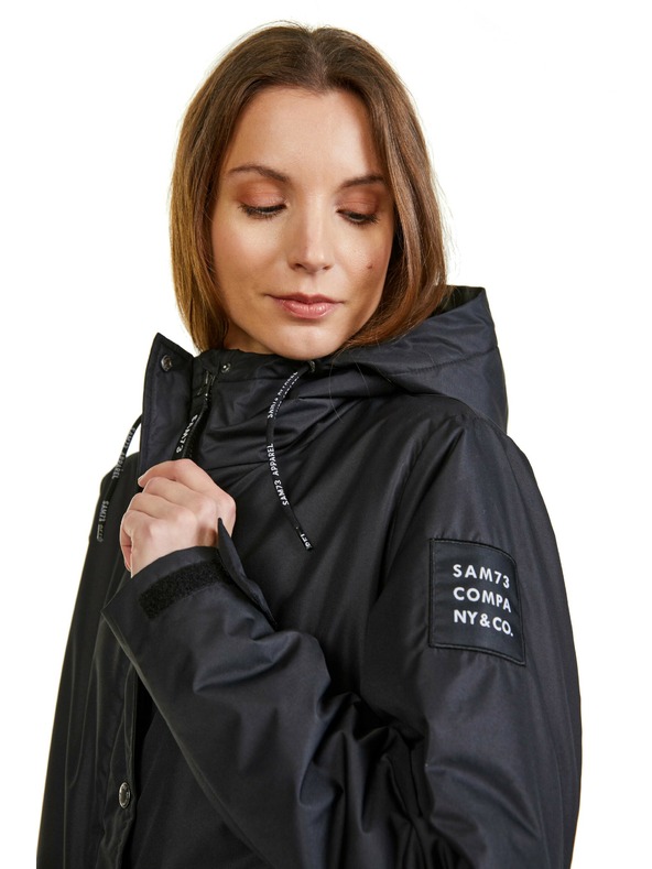 Sam 73 Crni ženski kaput SAM 73 Elisa