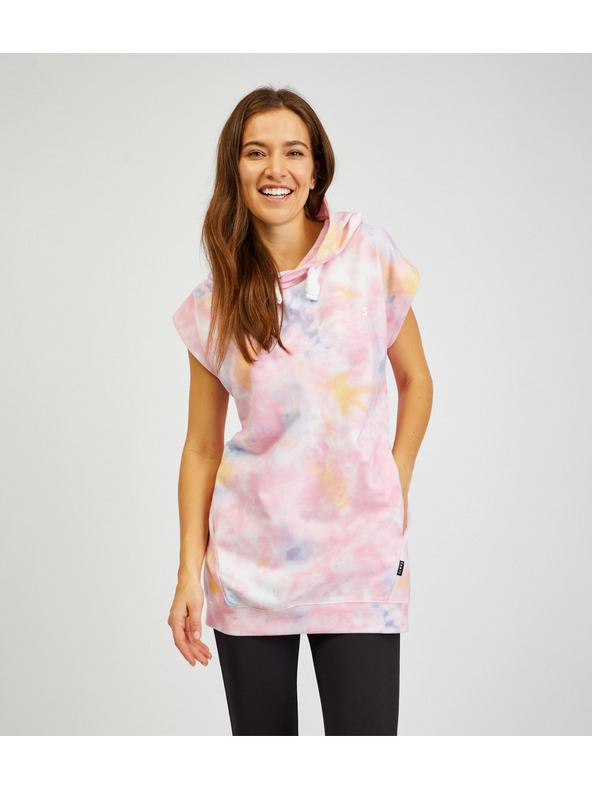 Sam 73 Ružičasta ženska majica bez rukava s uzorkom SAM73 Carina