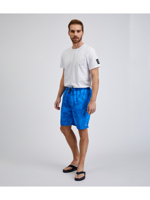 Sam 73 Plavi muški kupaći kostim s uzorkom SAM73 Leo