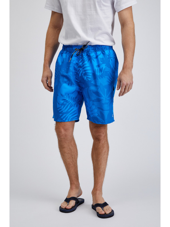 Sam 73 Plavi muški kupaći kostim s uzorkom SAM73 Leo