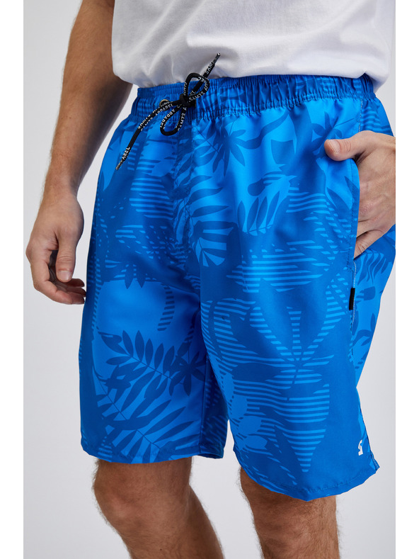 Sam 73 Plavi muški kupaći kostim s uzorkom SAM73 Leo