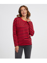 Sam 73 SAM 73 Ženska crvena prugasta majica dugih rukava Prudence