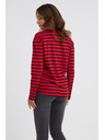Sam 73 SAM 73 Ženska crvena prugasta majica dugih rukava Prudence