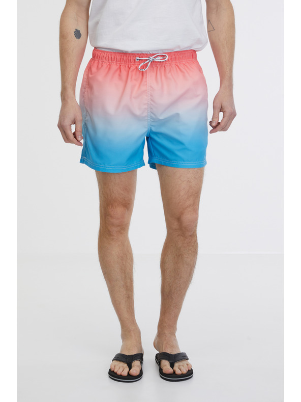 Sam 73 Ružičasto-plavi muški kupaći kostim SAM 73 Dino