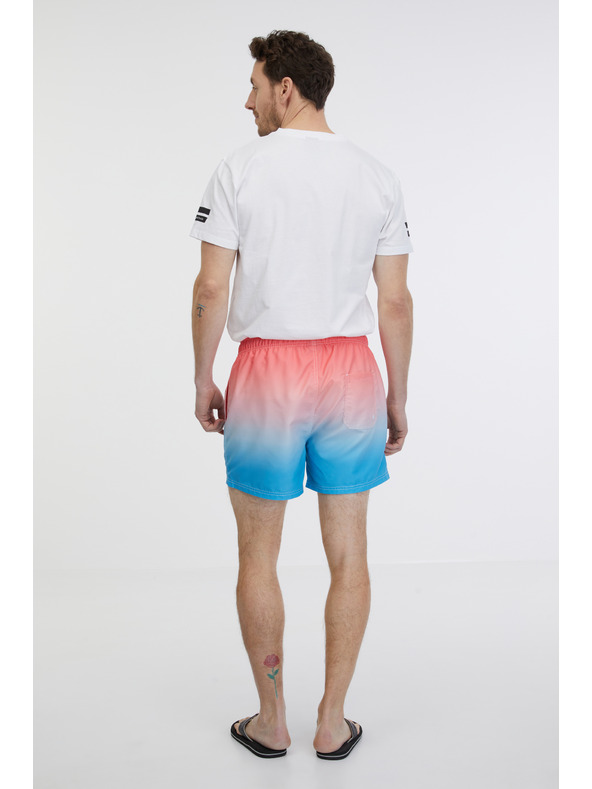 Sam 73 Ružičasto-plavi muški kupaći kostim SAM 73 Dino