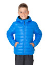 Sam 73 Plava prošivena zimska jakna za dječake s kapuljačom SAM 73 Jonah