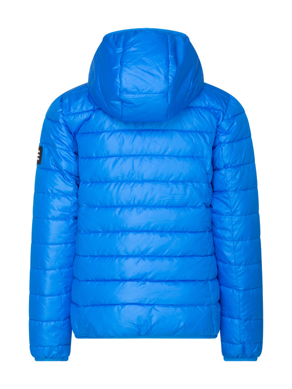 Sam 73 Plava prošivena zimska jakna za dječake s kapuljačom SAM 73 Jonah