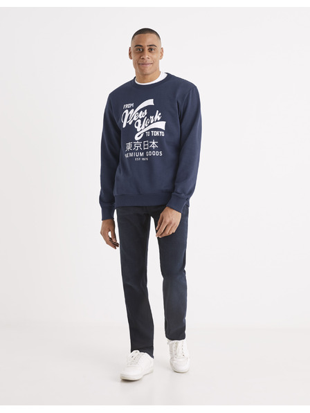 Celio Tamnoplave muške traperice ravnog kroja Celio C15