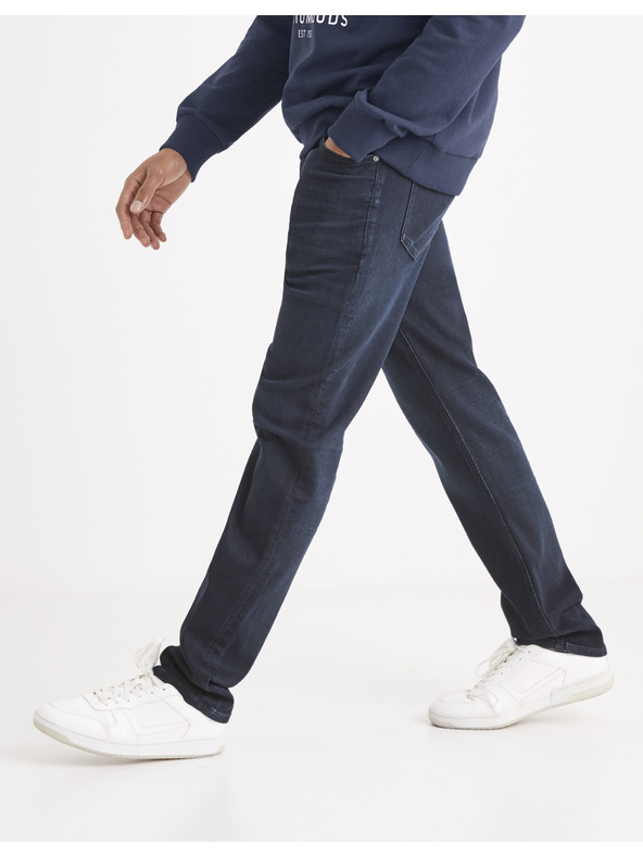 Celio Tamnoplave muške traperice ravnog kroja Celio C15