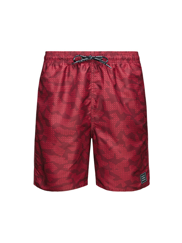 Sam 73 Muški kupaći kostim s vinskim uzorkom SAM 73