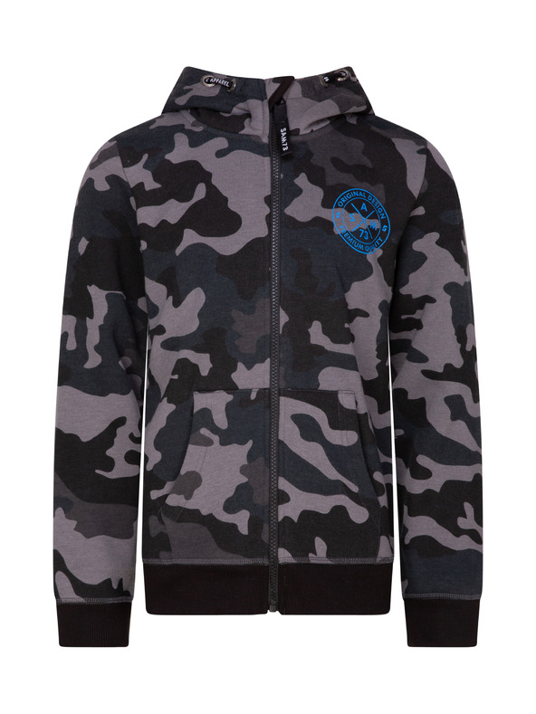 Sam 73 Tamno siva dječačka maskirna majica SAM 73