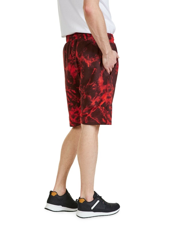 Sam 73 Crvene muške kratke hlače s uzorkom SAM 73 Benedict