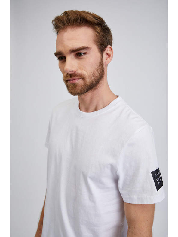 Sam 73 Bijela muška majica kratkih rukava SAM 73 Freddie