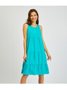 Sam 73 Tirkizna ženska ljetna haljina s volanom SAM 73 Chantal