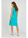 Sam 73 Tirkizna ženska ljetna haljina s volanom SAM 73 Chantal