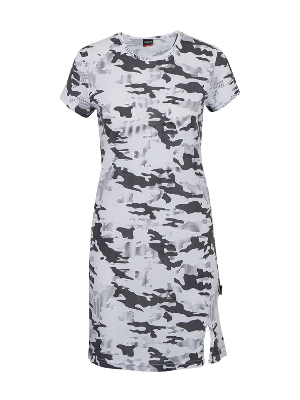 Sam 73 Sivo-bijela haljina s uzorkom SAM 73 Laetitia