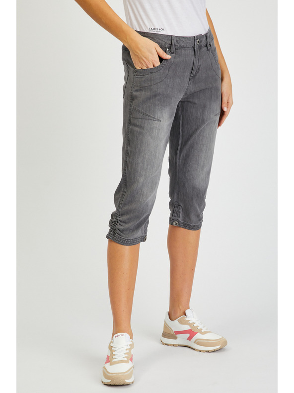 Sam 73 Sive ženske tričetvrt traperice SAM73 Orion