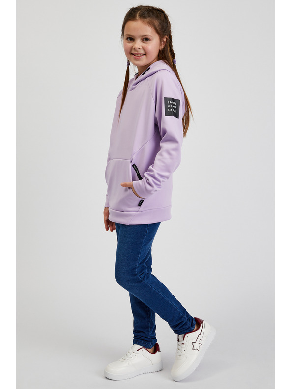 Sam 73 Svijetlo ljubičasta majica s kapuljačom za djevojčice SAM73 Virgo
