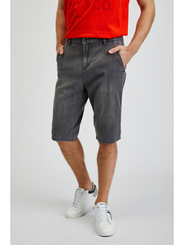 Sam 73 Tamnosive muške traper kratke hlače SAM73 Aquarius