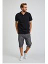 Sam 73 Crna muška pamučna polo majica SAM73 Chrys