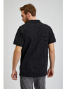 Sam 73 Crna muška pamučna polo majica SAM73 Chrys